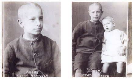 Frederick Kempster with his younger brother George Kempster